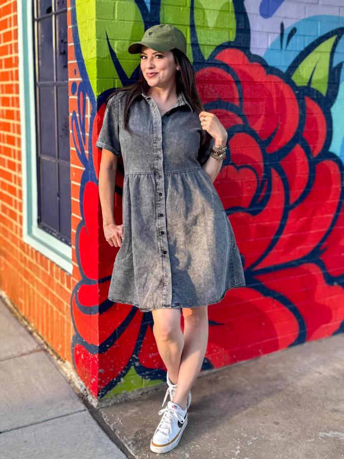 lisa denim dress I Need You Denim Midi Dress